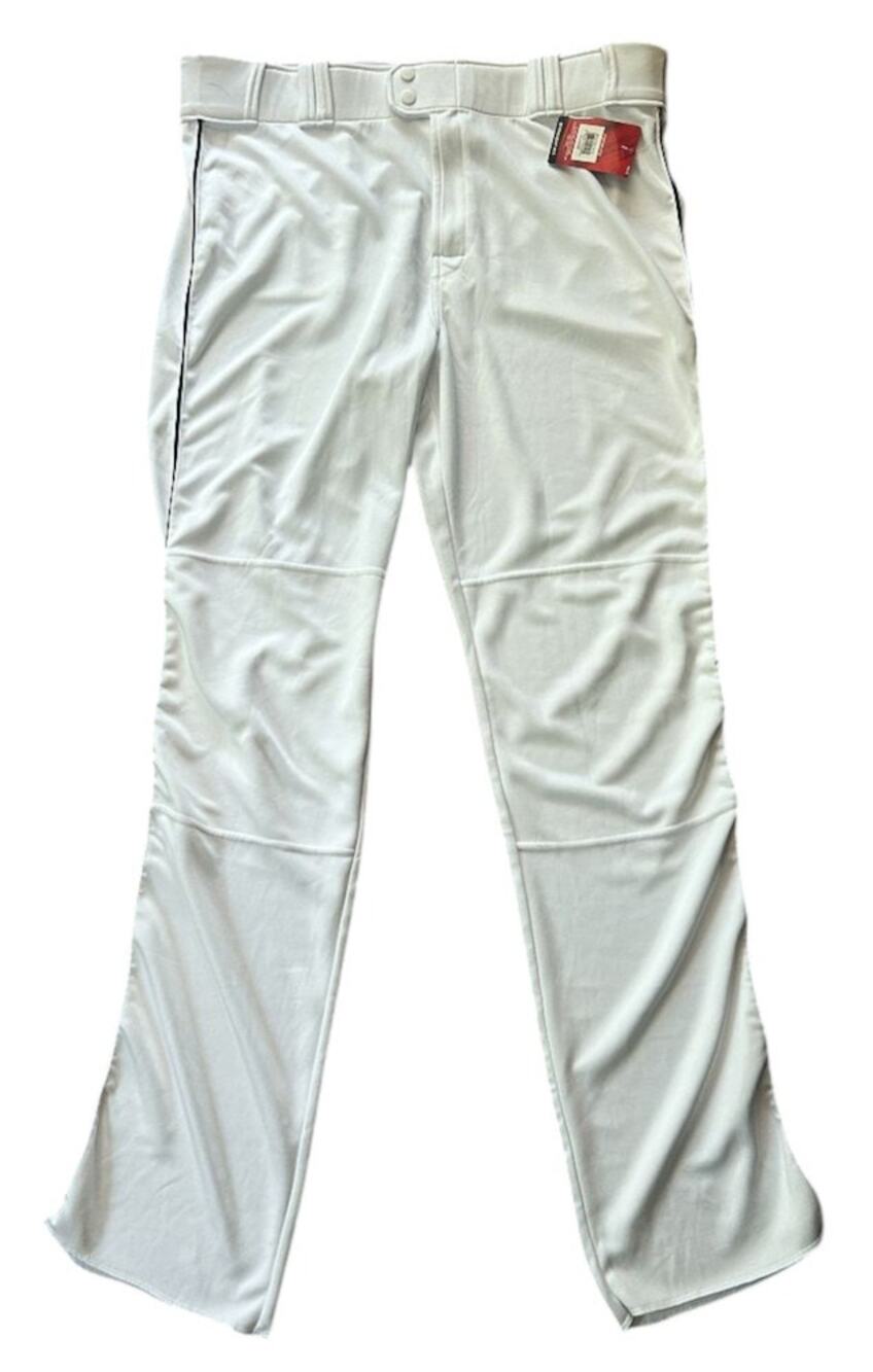 NWT Rawlings Straight Fit Piped White Baseball Pants Men's XL